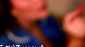 TEEN NURSE sucks HUGE patient COCK in hospital uniform oral skills