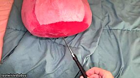 Stepbro spies then stuffs stepsis with huge cock creampie