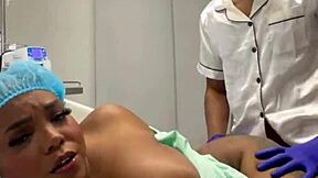 doctor horny fucks patient leaves tits full of milk creampie cumshot