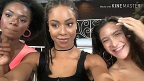 Young Ebony Thot Sucks Big Black Cock Hardcore Homemade