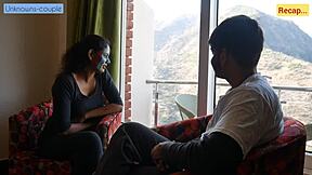 sexy rachna gets lusty fucking room service guy on hills cowgirl