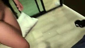 skinny 18yo asian teen gets her tight pussy pounded by huge white cock pov style