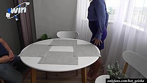 Student showers with muscular guy for wet creampie fuck