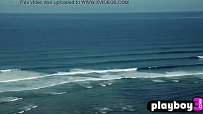 Blonde Milf's Perfect Big Tits Bounce Naked In Outdoor Lesbian Fuck