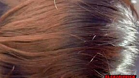 hot 19 yr old latina sucks my cock in backyard then i CUM on her small tits