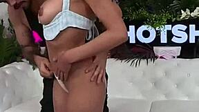 Chloe Amour Chokes On Monster Cock With Petite Throat-Fucked Roughly