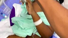 doctor horny fucks patient leaves tits full of milk creampie cumshot