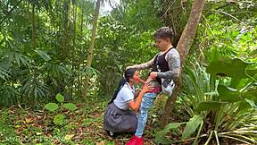 mexican schoolgirl uniform public fuck stranger after class hidden