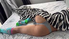 wake up girlfriend for deep pussy pounding and anal massage orgasm?