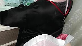 My virgin stepdaughter's huge tits feel amazing to fuck over 18!