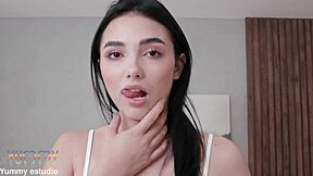 Madison screams for those three pounding cocks!