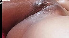 JUICY LATINA PUSSY POUNDED BY DILDO IN BED!