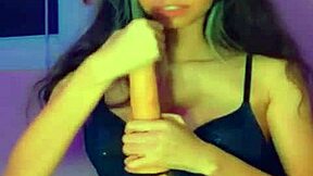 she guides your jerkoff with her big teen tits