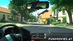 ever wonder how slim jackie tiefenbacher takes it deep in the forest?