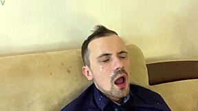 reckless perverts SPIT all over teacher's humiliated face - double femdom