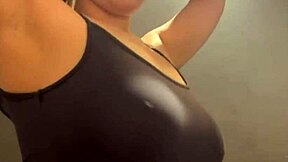 Gym bbw teen fingers fat pussy then squirts hard outdoors with stranger