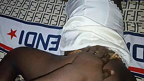 Stepsister crashes in my room for the night