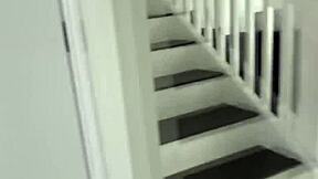 Hubby spies on wife getting monster cock muff dive 😈🍆👀