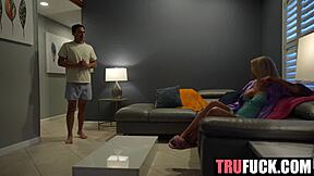 caught jerking off, taylor wild teaches leo valentino blowjob doggystyle and mouth cumshot