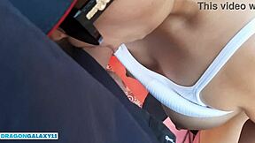 Pov Blowjob After Outdoor Tit Flash