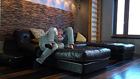 amateur teen rides stepdad doggy cowgirl 😈 homemade taboo fuck