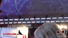 BLONDE TEEN FUCKS Monster Cocks At Hardcore Orgy Party!