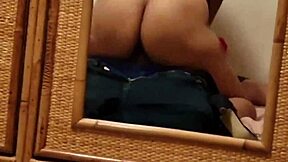 Hey babe, you loving this cowgirl ride on my thick cock? Homemade Latina teen grinds rough.