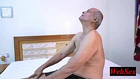 indian father-in-law sneaks taboo peek at horny wife's small penis cravings