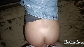 damn, while the cuck goes playing soccer with friends i'm hitting the beach to ride my bull's big cock bareback!