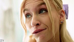 Petite blonde Emma Rosie endures brutal BBC ass pounding from boyfriend