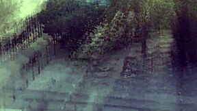 Super Hot Petite Brunette Frustrated Handjob in Black Stockings No Panties