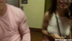 thick latina kitty thickum fingers herself craving stranger's hard cock