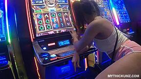 thick latina kitty thickum fingers herself craving stranger's hard cock