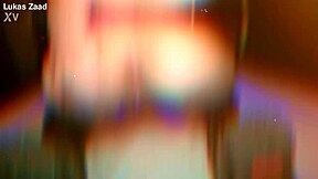 Skinny teen's panties pulled aside for full cock plunge in shaved pussy!