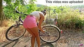 Skinny german latina christy ley risks public outdoor fuck stranger rough gagging deepthroat