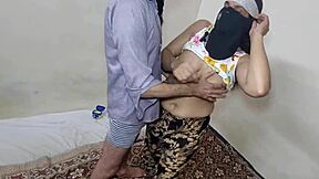 jija saali's hairy pussy pounded with dirty hindi talk in desi creampie