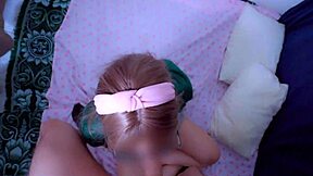 classmate blasts facial on mexican schoolgirl's pretty pussy