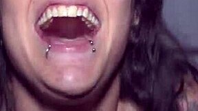 brunette blue eyes girl fucked nonstop in hotel bed