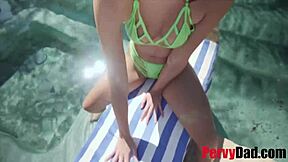 Stepdad Catches Gia Derza Whoring Out and Joins the Old Man Fuck Fest