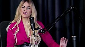 safada shows off her blowjob gets tits sucked says plug slipped in her ass got hired to pee while guy jerked - angel baronesa