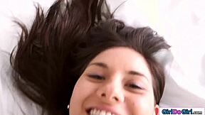 Redhead Teen's Shaved Pussy Licked Hard in Passionate POV Session