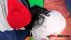 campin taboo with stepdad mercedes gets fucked outdoors pov tight