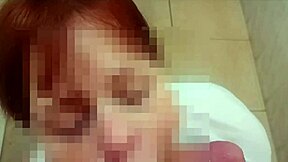 Redhead Teen Catches Cousin Jerking in Shower and Helps Bareback