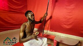 boyfriend troubles lead albino babe to native doctor who fucks her big tits wet pussy interracial