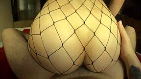 gf in mesh tights sucks rides cock so sensual