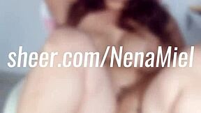 quick vibrator play before my steamy shower time 😏💦🛁 feels so good already