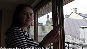 First Timer's Huge Tits Suggestive Blowjob Tease