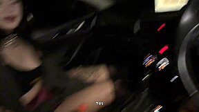 Alt Goth Teen Stretches Wet Pussy And Ass With Taxi Driver's Juicy Monster Cock