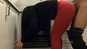 Curvy Latina Milf Bent Over Kitchen Sink Takes Creampie While Waiting For My Girlfriend