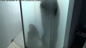 blonde teen blows cock in shower... lick my wet boobs! 💦😘